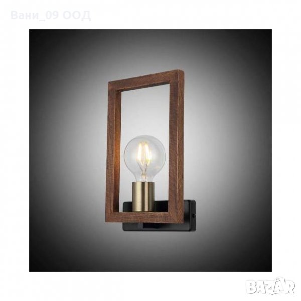 Уникален аплик-дърво и метал, снимка 1