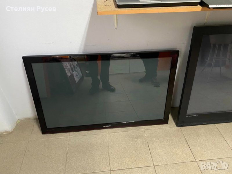 тв телевизор samsung plasma ps42c460e -42 инча - БЕЗ интернет - цена 249 на 185 лв  БЕЗ стойка - БЕЗ, снимка 1