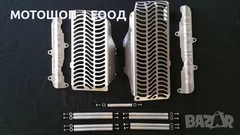 НОВИ UNABIKER Гардове за Радиатори KAWASAKI 17-19 KX250F, снимка 1