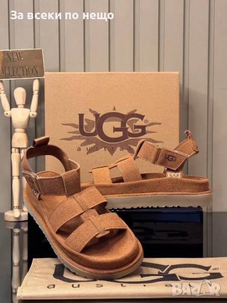UGG Дамски Кафеви Сандали ЮДЖИДЖИ Код E732, снимка 1