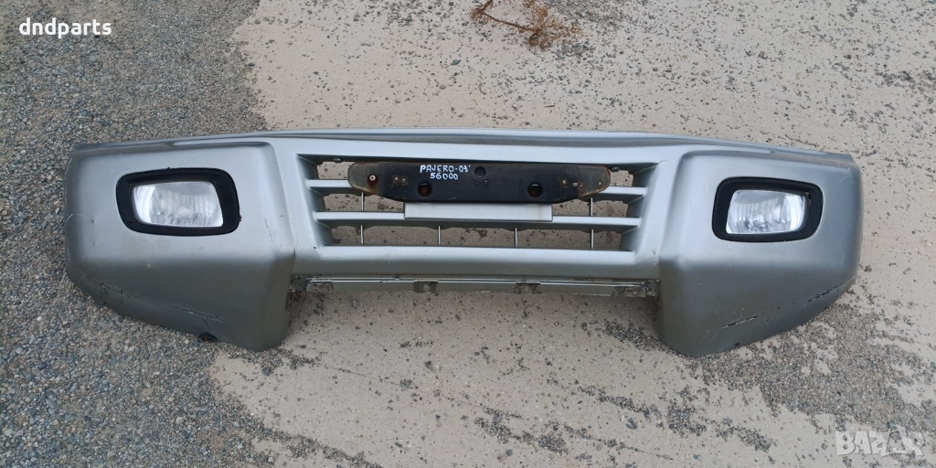 Предна броня Mitsubishi Pajero 2003г.(забележки), снимка 1