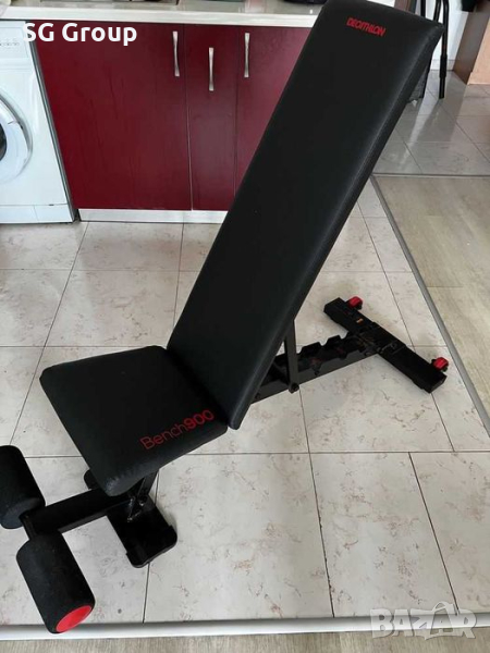 Професионална лежанка за дъмбели и коремни преси, снимка 1