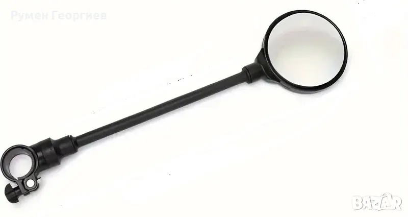 Универсално сферично огледало с гъвкаво дълго рамо за велосипед, скутер, мотопед, снимка 1