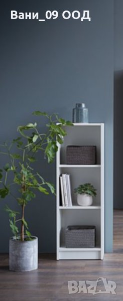 120см Етажерка в бял цвят, снимка 1