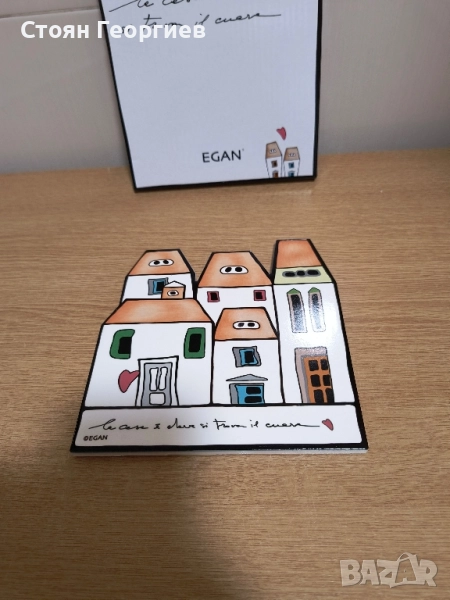 Подложка за горещи съдове Egan Le Casette 16х16 см, снимка 1