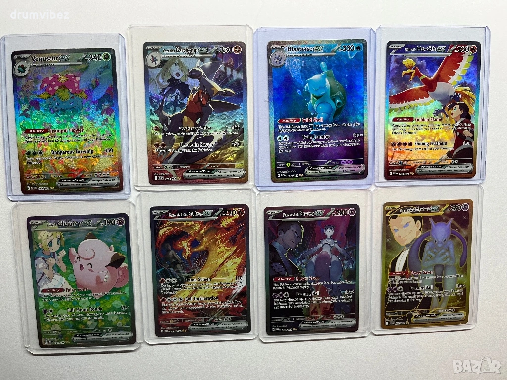 8 Pokemon Ex Cards EN Version, снимка 1