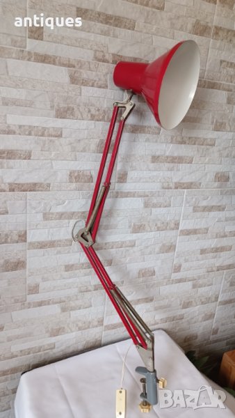 Индустриална сгъваема лампа - Българска - метална - №51, снимка 1