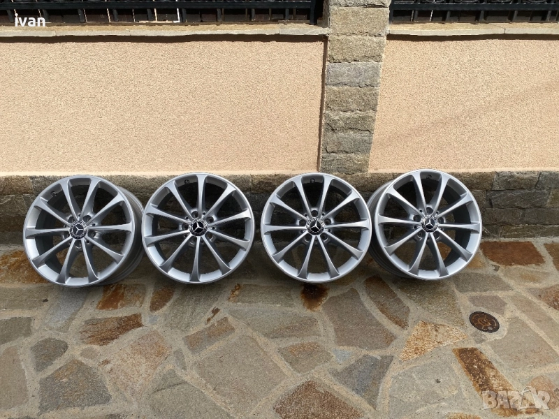 Оригинални джанти за Мерцедес, комплект с датчици в безупречно състояние неразличимо от нови, снимка 1