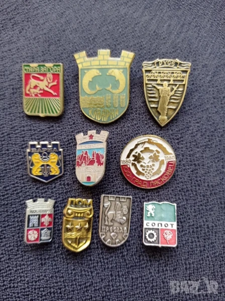 Бг значки - гербове на градове, снимка 1