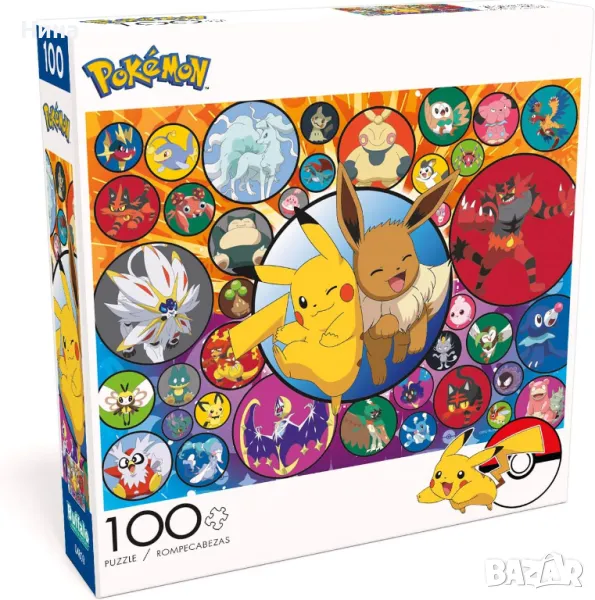 Pokémon пъзел 100 части, снимка 1