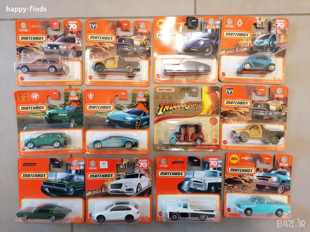 Matchbox `18 Bentley Bentayga, 1966 Dodge Charger, Ram Work Truck, 2021 Koenigsegg Gemera, 2023 Alfa, снимка 1
