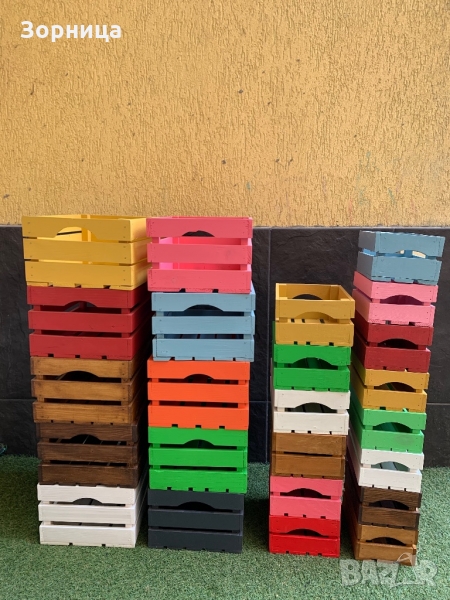 Декоративни дървени щайги , снимка 1