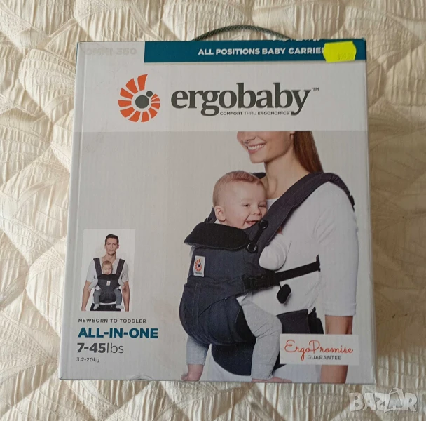 Продавам "кенгуру" Ergobaby omni 360, снимка 1