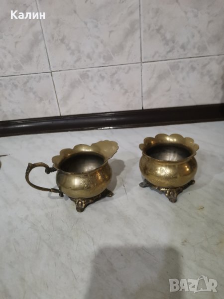 Захарничка и каничка от месинг , снимка 1