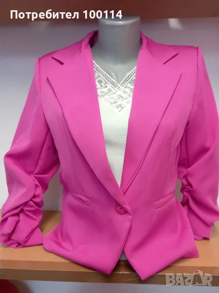 Дамски сака с набран ръкав, снимка 1