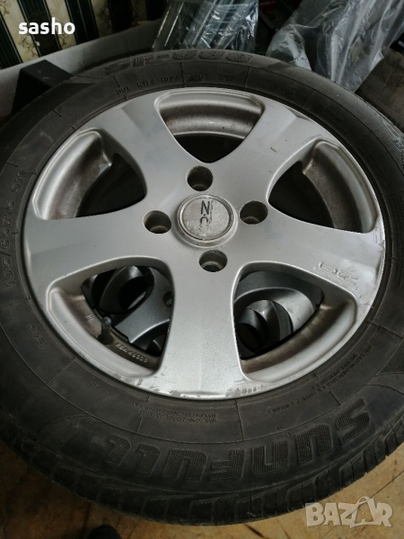 OZ алуминиеви джанти 4x114,3 с летни гуми , снимка 1
