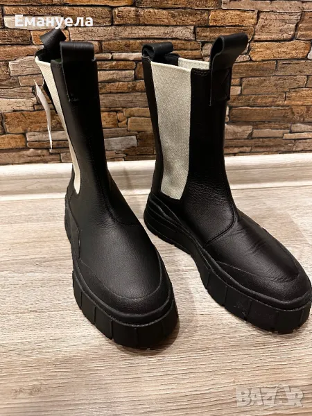 Оригинални боти Puma 37 размер естествена кожа, снимка 1
