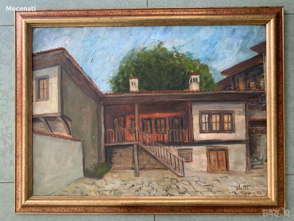 АСЕН ПОПОВ (1895-1976) масло/платно, снимка 1