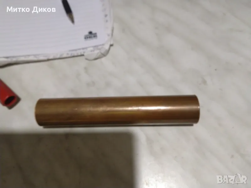 Медна пръчка фи 27мм и Н-150мм, снимка 1