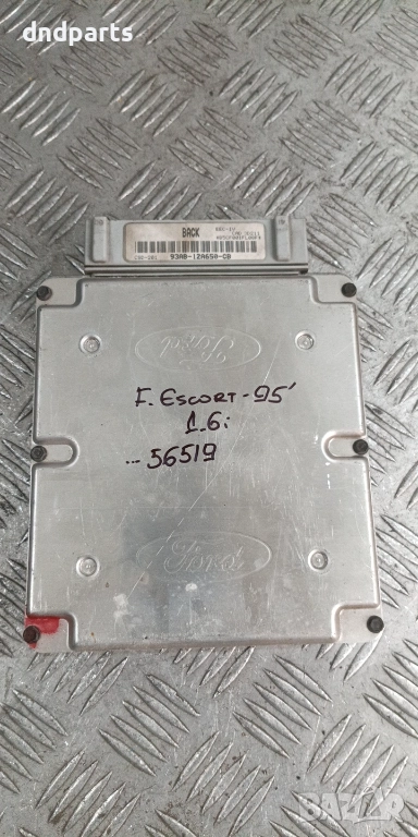 Компютър Ford Escort 1.6i 1995г. 93AB-12A650-CB BACK , снимка 1