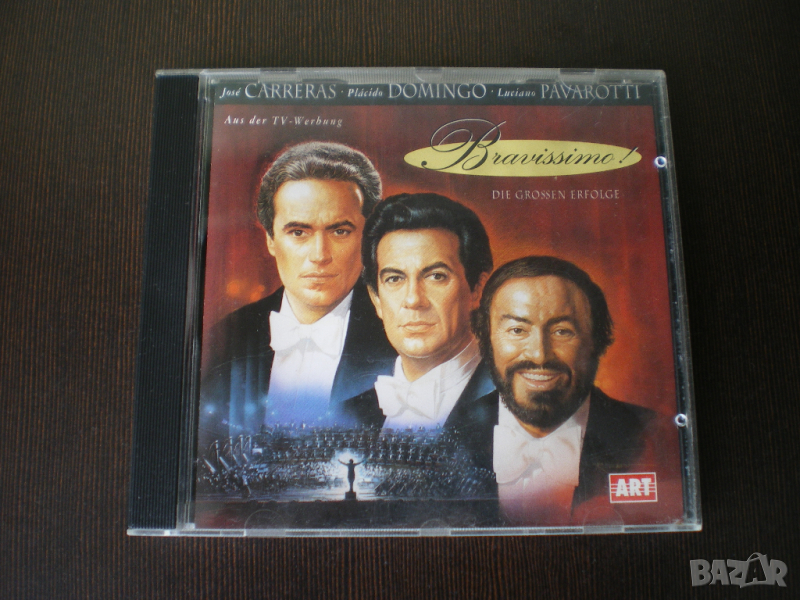 Carreras Domingo Pavarotti ‎– Bravissimo! 1993 CD, Compilation, снимка 1