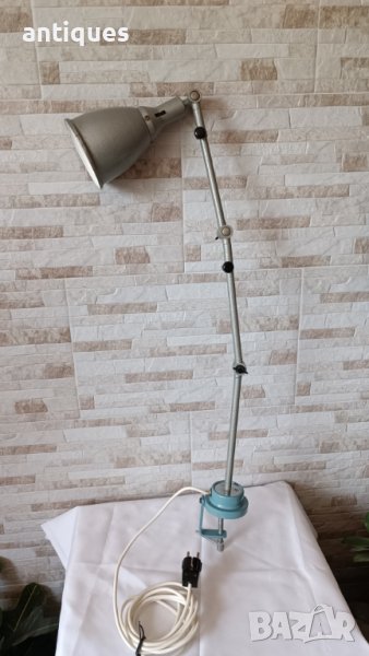 Индустриална лампа от струг с чупещи рамена - Българска - Чисто нова -  №51, снимка 1