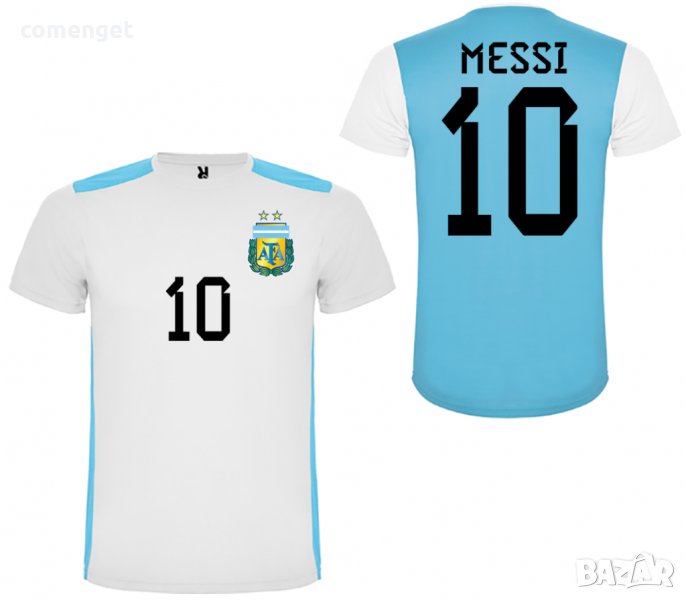 DRI-FIT! Детски и Мъжки тениски АРЖЕНТИНА МЕСИ / ARGENTINA MESSI с ИМЕ И НОМЕР по избор!, снимка 1