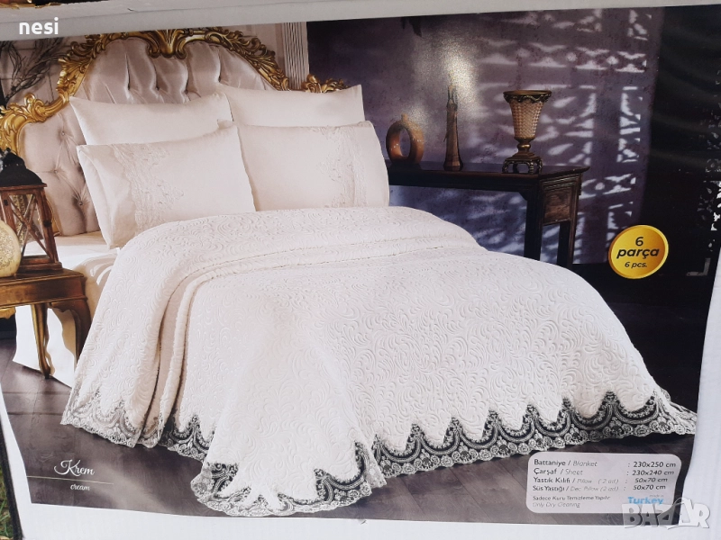 Супер луксозен комплект за спалня. Меко. Качествено, снимка 1