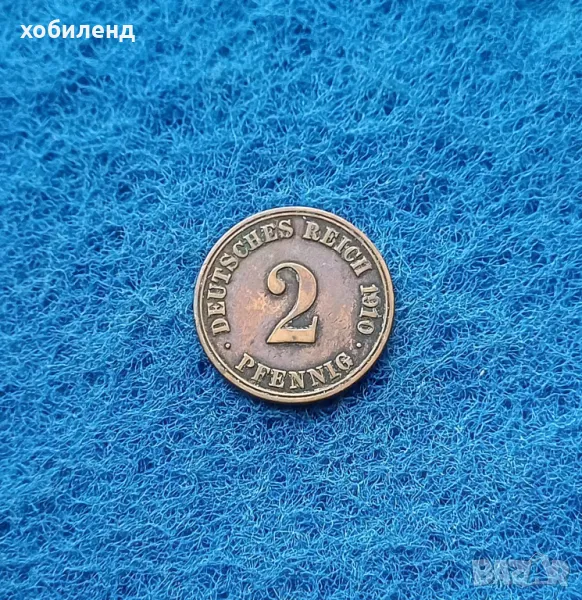 2 пфенинга Германия 1910/А, снимка 1