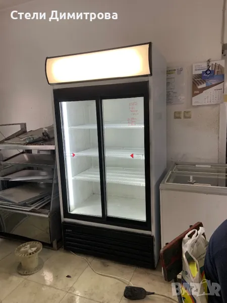 Двойна хладилна витрина UGUR 100см/200см, снимка 1