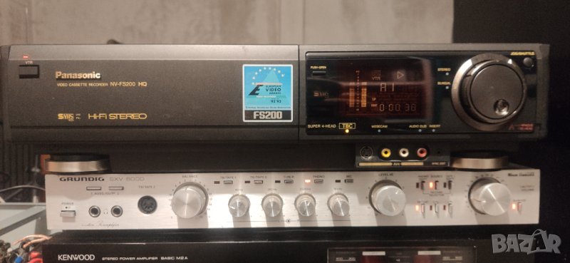 Panasonic nv-fs200 hi-fi deck top zustand SVHS TBC, снимка 1