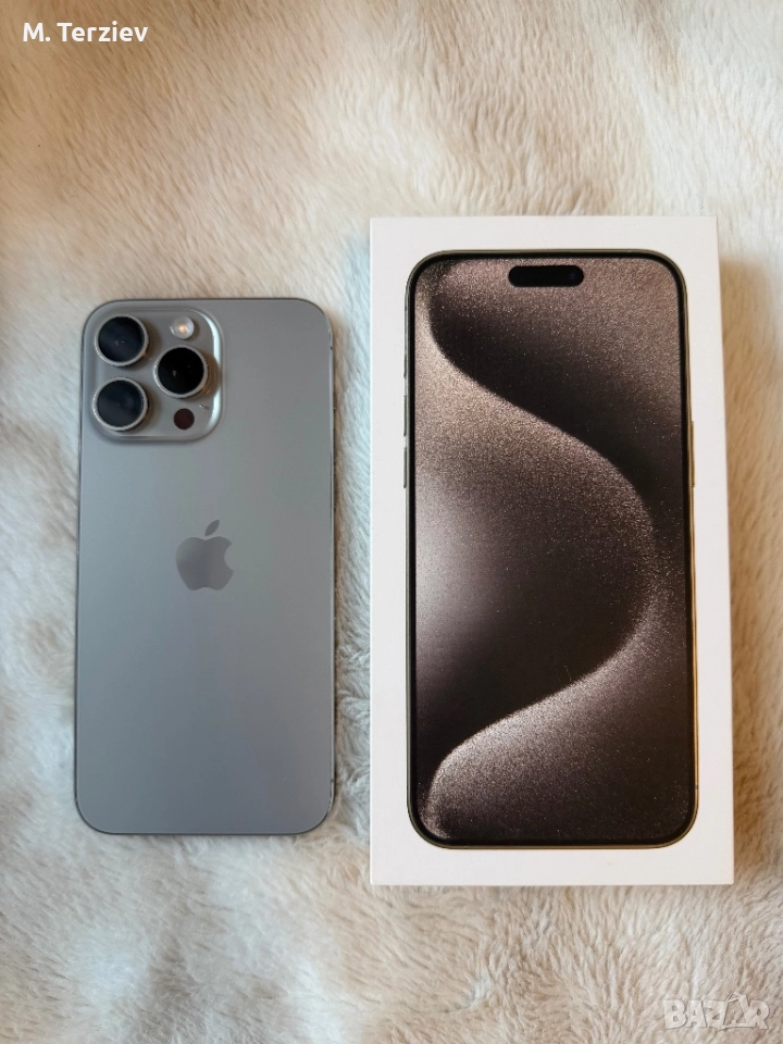Apple iPhone 15 Pro Max 256GB – Като Нов! В Гаранция!, снимка 1