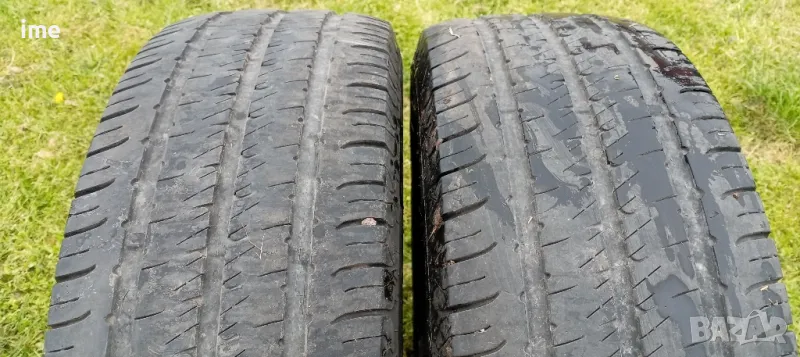 2бр летни бусови гуми 225/70R15C. Uniroyal RainMax3. 8PR 112/110R. DOT 0521. 4.5 мм дълбочина... , снимка 1