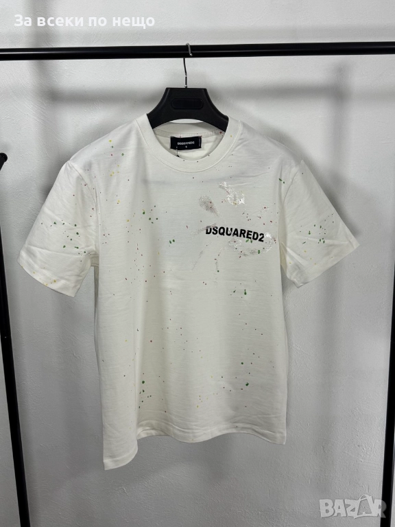DSQUARED2 Мъжка Бяла Тениска👕Мъжка Блуза С Къс Ръкав Код V.B.49, снимка 1