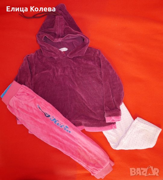 Плюшен сет за момиче 98-104 см, снимка 1