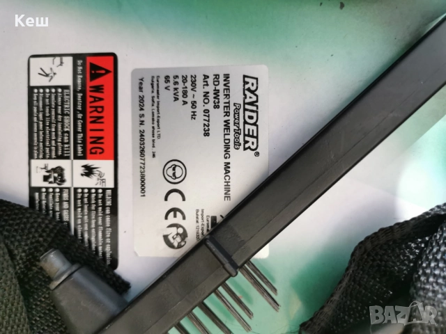 Инверторен електрожен Raider RD-IW38 BG, снимка 3 - Други инструменти - 51721647