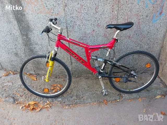 26цола алуминиев велосипед с 24скорости палцови команди усилени капли амортисьори предни и заден , снимка 12 - Велосипеди - 47896999