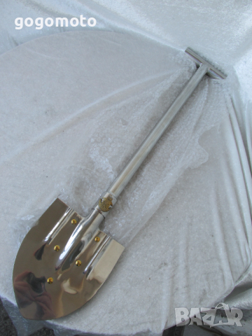 Нова, малка лопатка - шансов инструмент от неръждаема хром никелова стомана,арт,старинна,винтидж