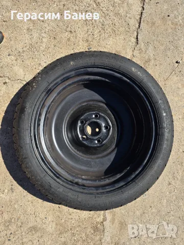 Резервна гума патерица , Т145/70 5х114.3х60 D17 106M OEM TOYOTA AVENSIS T27 2.0 D-4D КОМБИ 2014, снимка 3 - Аксесоари и консумативи - 56019992