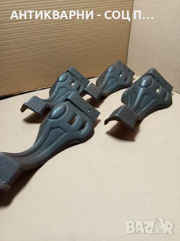 Комплект Соц Стари Масивни Крака От Стара Печка., снимка 3 - Антикварни и старинни предмети - 49426317