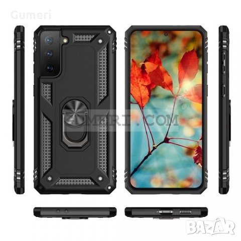 Samsung Galaxy S21 FE 5G Противоударен Хибриден Гръб с Ринг, снимка 10 - Калъфи, кейсове - 35920366