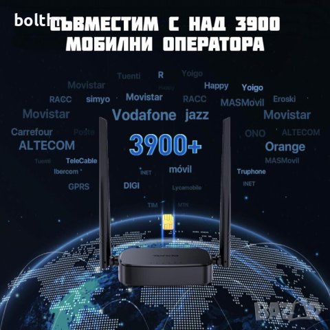 Рутер Tenda 4G03 Pro, 4G LTE, Nano Sim, 2.4 GHz, 300Mpbs, снимка 4 - Рутери - 44141657