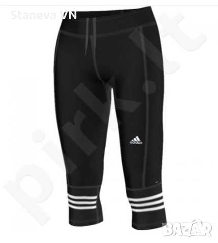 Черен клин Adidas Response 3/4 Tights W AA5660, р-р XS, снимка 3 - Клинове - 52841288