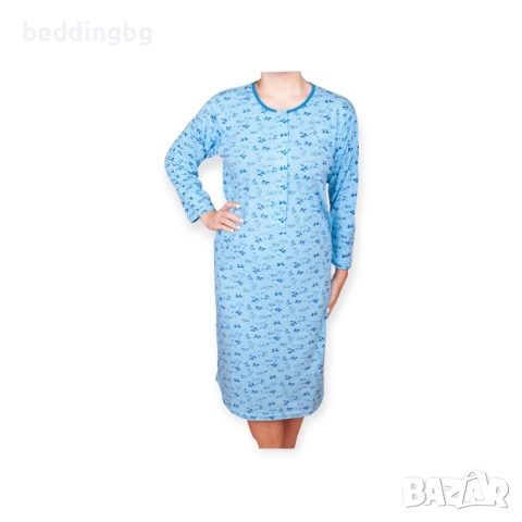 НОЩНИЦА 100% ПАМУК, снимка 3 - Нощници - 49643573