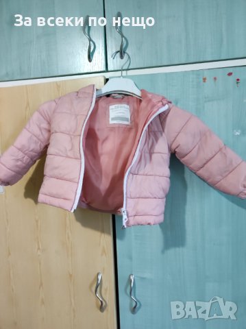 Есенно зимно яке на Primark 12-18м. в розов цвят , снимка 3 - Бебешки якета и елеци - 41821679