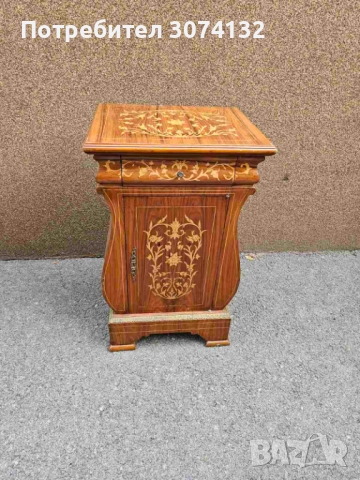 Уникален шкаф с интарзия, снимка 2 - Шкафове - 52829176