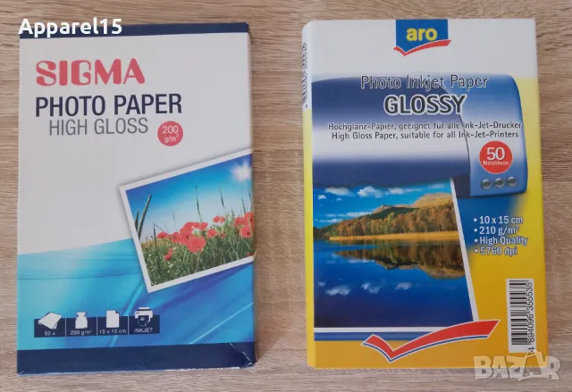 Фото хартия за мастилено-струен принтер, снимка 1