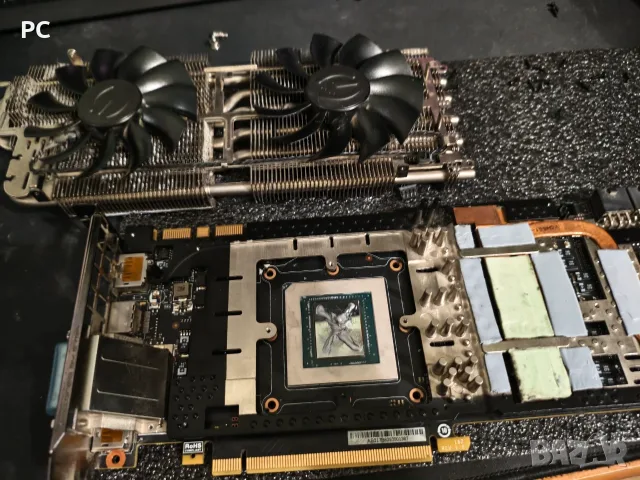 Видео карта EVGA 1080 TI 8GB тествана Furmark 20min и сменени падове и паста, снимка 3 - Видеокарти - 55062447