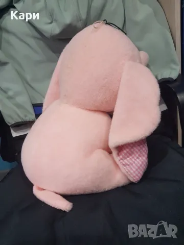  Големи Плюшени играчки 63см куче и 45см слон и мече, снимка 12 - Плюшени играчки - 47966857