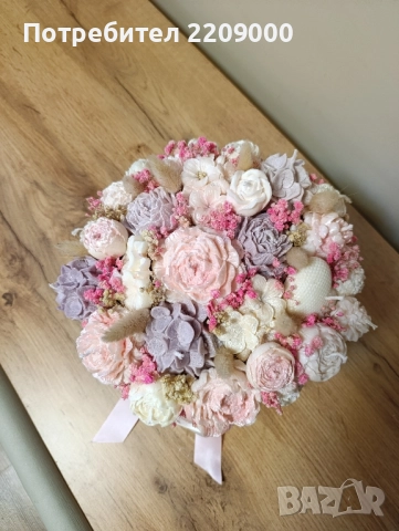 Букети от ароматни соеви свещи, снимка 12 - Изкуствени цветя - 51872003